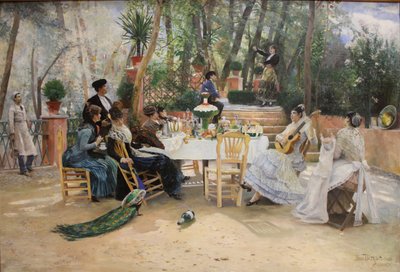 Lunch during La Feria in Granada by Hugo Birger